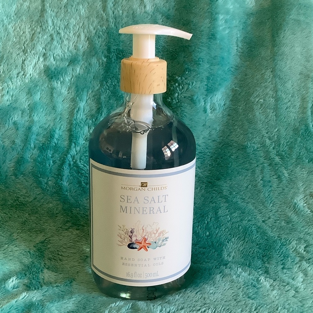 Morgan Childs Scented Sea Salt Mineral Hand Soap NWT 16.9 oz
